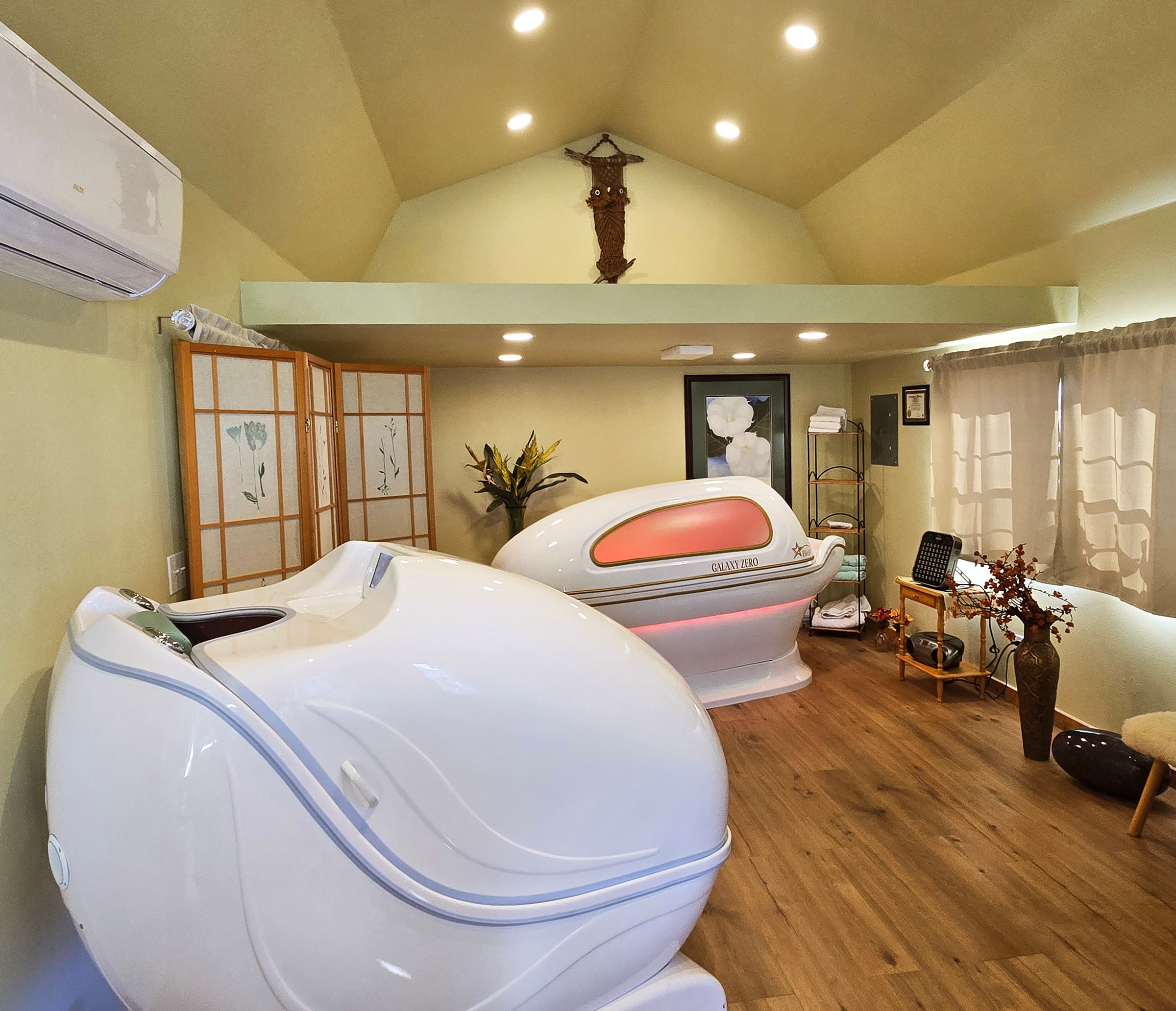 Red Light Therapy Salon interior